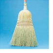 Warehouse Broom Yucca/Corn Fiber Bristles, 42" Wood Handle Natural - BWK932YEA
