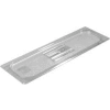 Carlisle 10250U07 - Topnotch® Universal Handled Lid 20-3/4" x 6-1/4", Clear - Pkg Qty 6