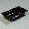 Carlisle 1026003 - Topnotch® One-Third Size Food Pan 12-3/4" x 7", Black - Pkg Qty 6