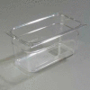 Carlisle 1026207 - Topnotch® 1/3 Size Food Pan, 6" Deep, Clear - Pkg Qty 6