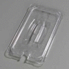 Carlisle 10271U07 - Topnotch® Universal Handled Notched Lid 12-3/4" x 7", Clear - Pkg Qty 6