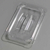 Carlisle 10290U07 - Topnotch® Universal Handled Lid 10-1/4" x 6-3/8", Clear - Pkg Qty 6