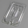 Carlisle 10291U07 - Topnotch® Universal Handled Notched Lid 10-1/4" x 6-3/8", Clear - Pkg Qty 6