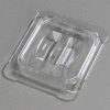 Carlisle 10310U07 - Topnotch® Universal Handled Lid 6-3/4" x 6-3/8", Clear - Pkg Qty 6