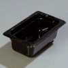 Carlisle 1032003 - Topnotch® One-Ninth Size Pan 6-3/4" x 4-1/4", Black, 2.5" Deep - Pkg Qty 6