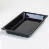 Carlisle 10400B03 - 2-1/2" Deep Pan, 7.6 Qt., 20-3/4" x 12-3/4", Black