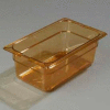 Carlisle 1046213 - Topnotch® One-Third Size Pan 12-3/4" x 7", Amber, 6" Deep - Pkg Qty 6