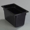 Carlisle 1048203 - Topnotch® 1/4 Size Pan 10-1/4" x 6-3/8", Black - Pkg Qty 6