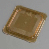 Carlisle 10516U13 - Topnotch® Universal Flat Lid 6-3/4" x 6-3/8", Amber - Pkg Qty 6