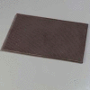 Carlisle 1060101 - 12" x 18" Service Mat 7/16", Brown - Pkg Qty 6