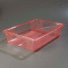 Carlisle 10621C05 - Storplus™ 8.5 Gallon Box 26" x 18" x 6", Red - Pkg Qty 6