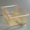 Carlisle 10622C22 - Storplus™ 12.5 Gallon Box 26", 18", 9", Glo-Honey Yellow - Pkg Qty 4