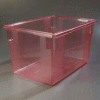 Carlisle 10624C05 - Storplus™ 21.5 Gallon Box 26", 18", 15", Red - Pkg Qty 3