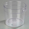 Carlisle 1076507 - Storplus™ Round Container 6 Qt., Clear - Pkg Qty 12