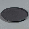 Carlisle 1400GL004 - Griplite® Round Tray 14-5/8" x 3/4", Black - Pkg Qty 12