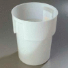 Carlisle 220002 - Container 12-1/4" Deep x 15-7/16" High, White - Pkg Qty 6
