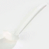Carlisle 029502 - Carly® Ladle, 9-1/2", 1 Oz., Plain Handle, White - Pkg Qty 12
