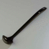 Carlisle 029603 - Carly® Ladle, 13-1/2", 1 Oz., Plain Handle, Black - Pkg Qty 12