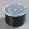 Carlisle 031603 - Classic™ Crock W/Lid 1.5 Qt., Black - Pkg Qty 6