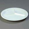 Carlisle 3300002 - Sierrus™ 3-Compartment Plate 10-1/2", White - Pkg Qty 12