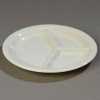 Carlisle 3300052 - Sierrus™ 3-Compartment Plate 10-1/2", Sunset Orange - Pkg Qty 12