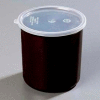 Carlisle 034103 - Poly-Tuf™ Crock W/Lid 1.2 Qt., Black - Pkg Qty 12