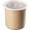 Carlisle 034106 - Poly-Tuf™ Crock W/Lid 1.2 Qt., Beige - Pkg Qty 12