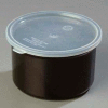 Carlisle 034303 - Poly-Tuf™ Crock W/Lid 1.5 Qt., Black - Pkg Qty 6