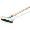 Carlisle 36372500 - Oven and Grill Brush W/ Scraper & Flat Wire SS Bristles 30", Stainless Steel