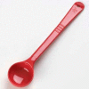 Carlisle 396005 - Solid Measure Miser Spoon, Long Handle 2. Oz., Red - Pkg Qty 12