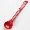 Carlisle 396105 - Perforated Measure Miser Spoon, Long Handle 2 Oz., Red - Pkg Qty 12