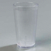 Carlisle 401607 - Crystalon® Stack-All® SAN Tumbler 16 Oz., Clear, Ribbed Texture - Pkg Qty 48