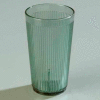 Carlisle 401664 - Crystalon® Stack-All® SAN Tumbler 16 Oz., Jade, Ribbed Texture - Pkg Qty 48