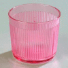 Carlisle 402955 - Crystalon® Stack-All® Old Fashion SAN Tumbler 24 Oz., Rose - Pkg Qty 48
