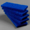 Carlisle Medium Scouring Pads, Blue - 4072500 - Pkg Qty 8