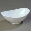 Carlisle 041102 - Scoop Bowl, 4 Quart, 14" x 9", White - Pkg Qty 4