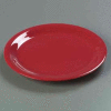 Carlisle 4300458 - Durus® Narrow Rim Dinner Plate 9-1/16" x 29/32", Roma Red - Pkg Qty 24