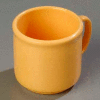 Carlisle 4305222 - Stackable™ SAN Mug 10 Oz., 3-13/32", Honey Yellow - Pkg Qty 12