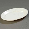 Carlisle 4356302 - Dallas Ware® Oval Platter 9-1/4" x 6-1/4", White - Pkg Qty 24