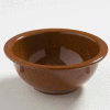 Carlisle 4386043 - Daytona™ Rim Nappie Bowl 5-1/2", Toffee - Pkg Qty 24