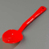 Carlisle 441005 - Solid Serving Spoon, Red - Pkg Qty 12