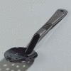 Carlisle 441603 - Perforated High Heat Serving Spoon 11", Black - Pkg Qty 12
