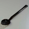 Carlisle 443103 - Perforated Serving Spoon 15", Black - Pkg Qty 12