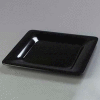 Carlisle 4440003 - Designer Displayware™ Wide Rim Square Plate, 12", Black