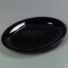 Carlisle 4441003 - Designer Displayware™ Wide Rim Oval Platter, 17" x 13", Black