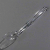 Carlisle 445007 - Solid Spoon, 0.25 Oz., 8", Clear - Pkg Qty 12