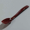 Carlisle 446001 - Solid Spoon, 0.5 Oz., 8", Brown - Pkg Qty 12