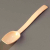 Carlisle 446006 - Solid Spoon, 0.5 Oz., 8", Beige - Pkg Qty 12