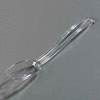 Carlisle 446007 - Solid Spoon, 0.5 Oz., 8", Clear - Pkg Qty 12