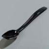 Carlisle 447003 - Solid Spoon, 0.8 Oz., 10", Black - Pkg Qty 12